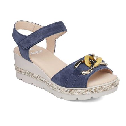 Sandalias Cuña Callaghan 29807 Mara Mujer Azul Marino | ECRPNOZ