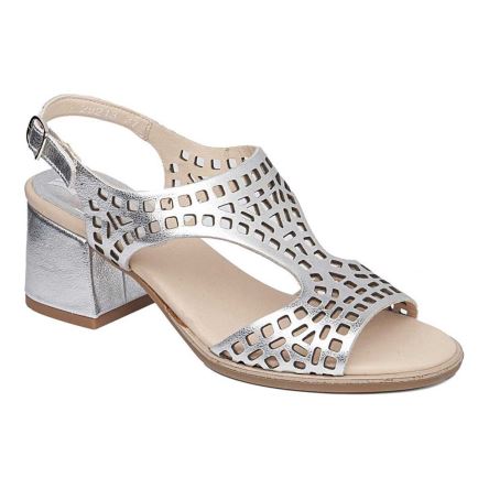 Sandalias Tacones Callaghan 29213 Kibow Mujer Plateadas | ECFDHPU