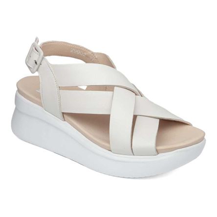 Sandalias de Plataforma Callaghan 29902 Llana Mujer Blancas | ECUPONF