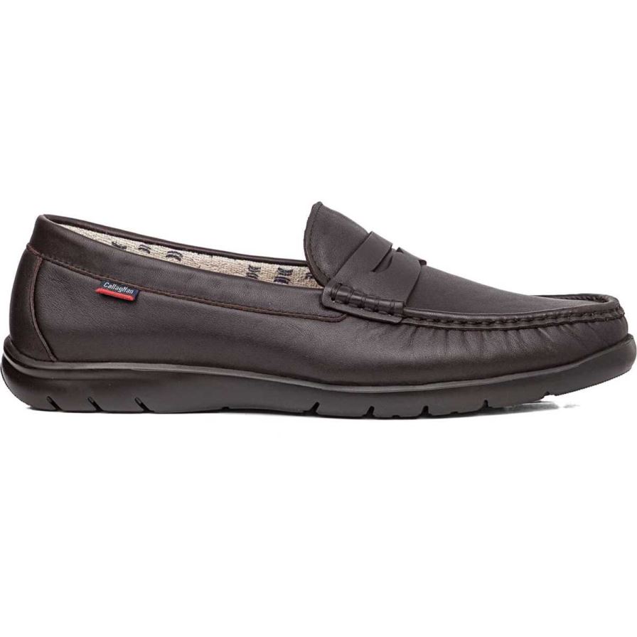 Loafers Callaghan 18003 Tenger Hombre Chocolate | ECGKPFV