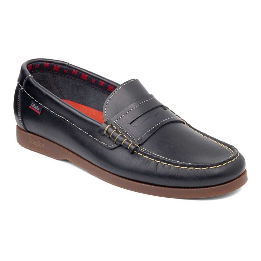 Loafers Callaghan 51602 Yate Hombre Negras | ECVDNQF