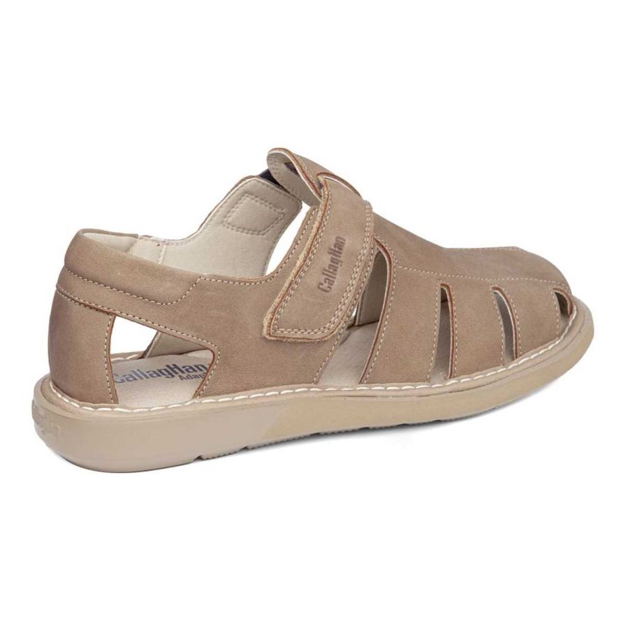 Sandalias Callaghan 92311 Leban Hombre Beige | ECDKUEO