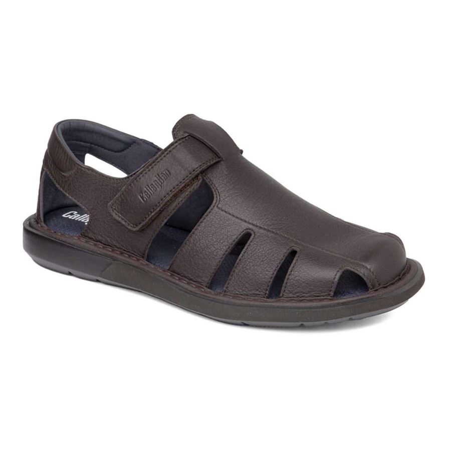 Sandalias Callaghan 92311 Leban Hombre Chocolate | ECVLKGR