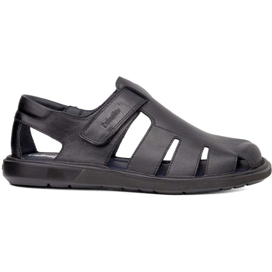 Sandalias Callaghan 92311 Leban Hombre Negras | ECJIQOH