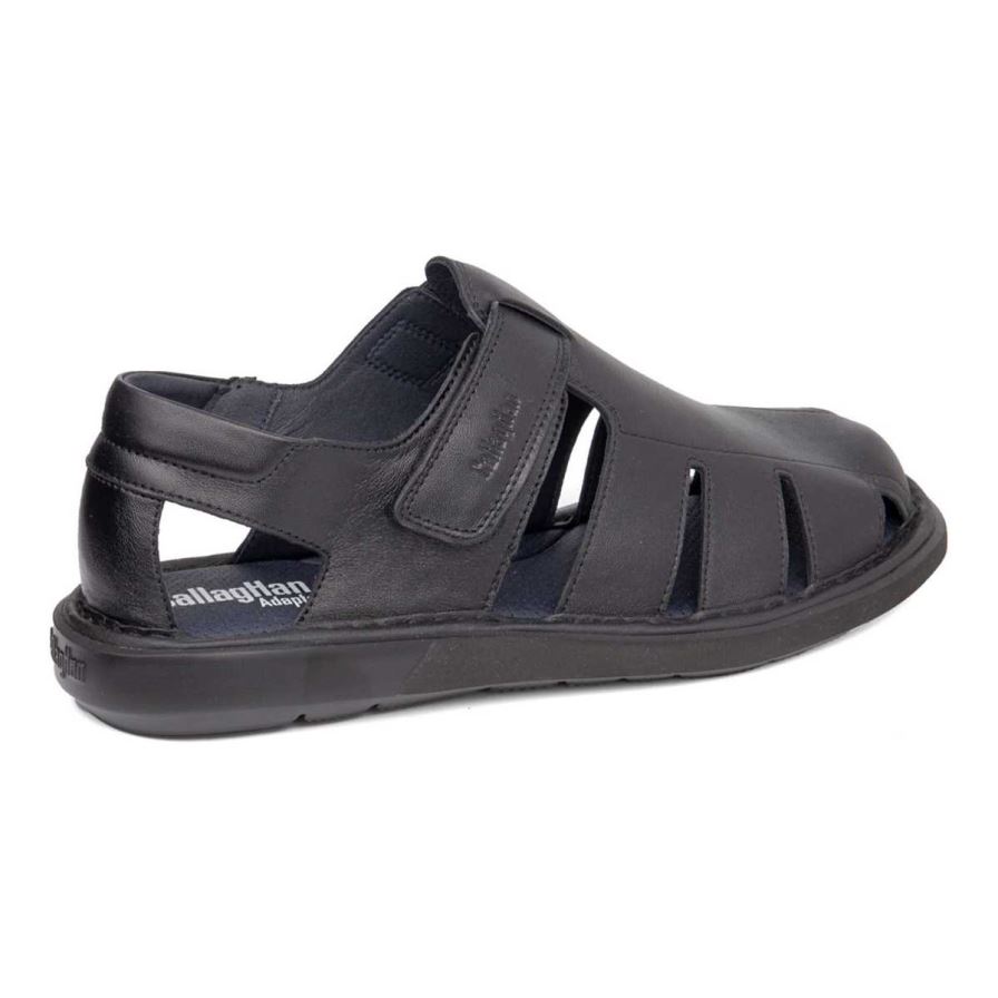 Sandalias Callaghan 92311 Leban Hombre Negras | ECJIQOH