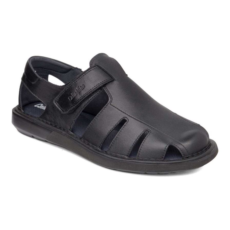 Sandalias Callaghan 92311 Leban Hombre Negras | ECJIQOH