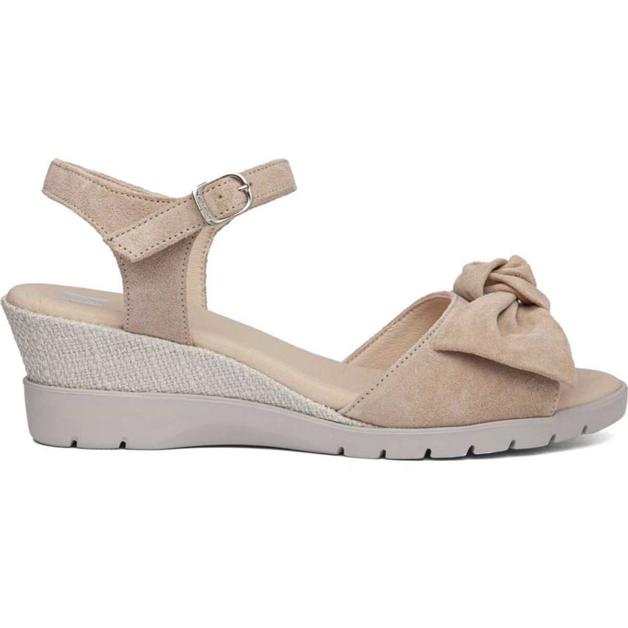 Sandalias Cuña Callaghan 29115 Esperanza Mujer Beige | ECKXIMZ