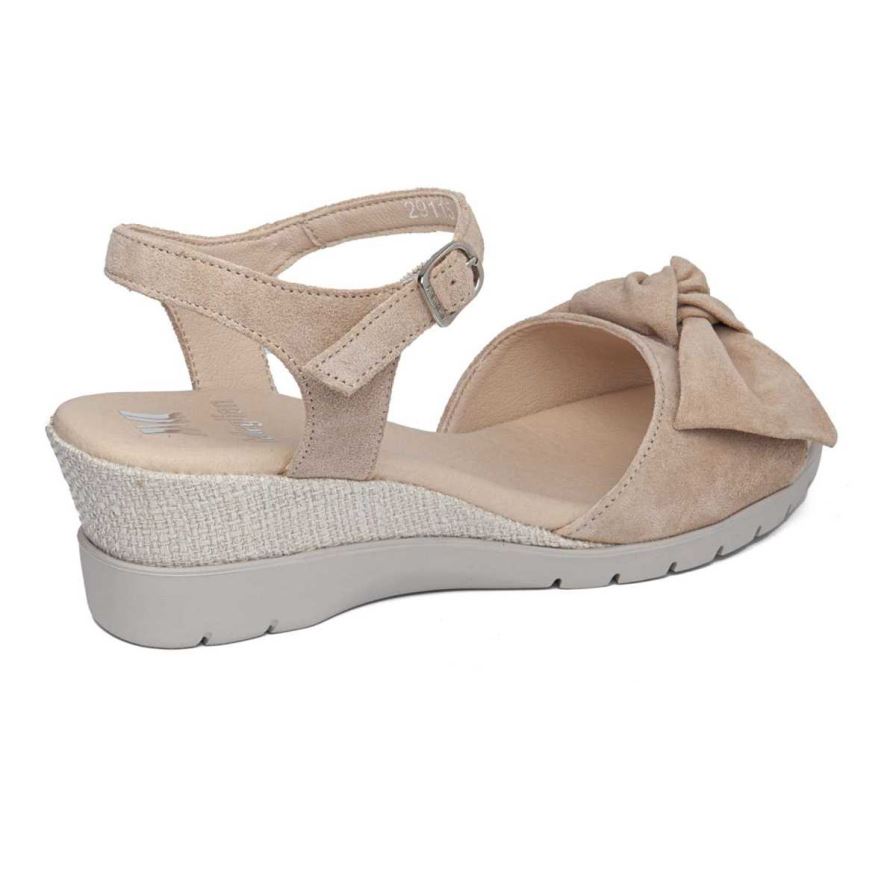 Sandalias Cuña Callaghan 29115 Esperanza Mujer Beige | ECKXIMZ