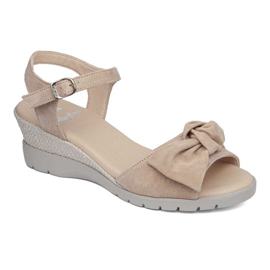 Sandalias Cuña Callaghan 29115 Esperanza Mujer Beige | ECKXIMZ