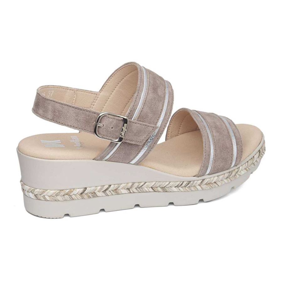 Sandalias Cuña Callaghan 29805 Mara Mujer Beige | ECEHGVF