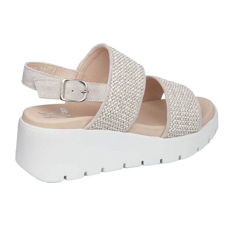 Sandalias Cuña Callaghan 32001 Bera Mujer Beige | ECFEUMG