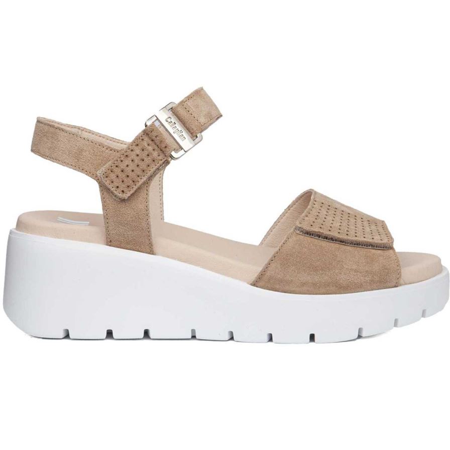 Sandalias Cuña Callaghan 32002 Bera Mujer Marrones | ECKBNZY