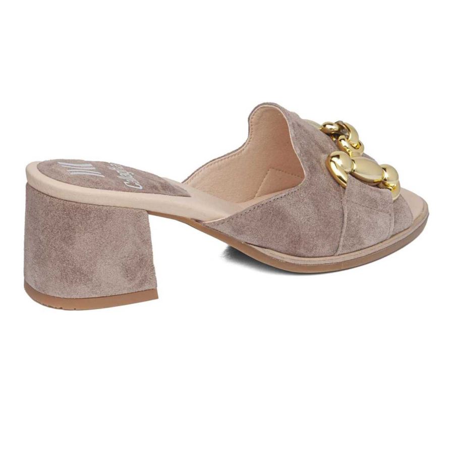 Sandalias Tacones Callaghan 29208 Kibow Mujer Beige | ECJAKIF