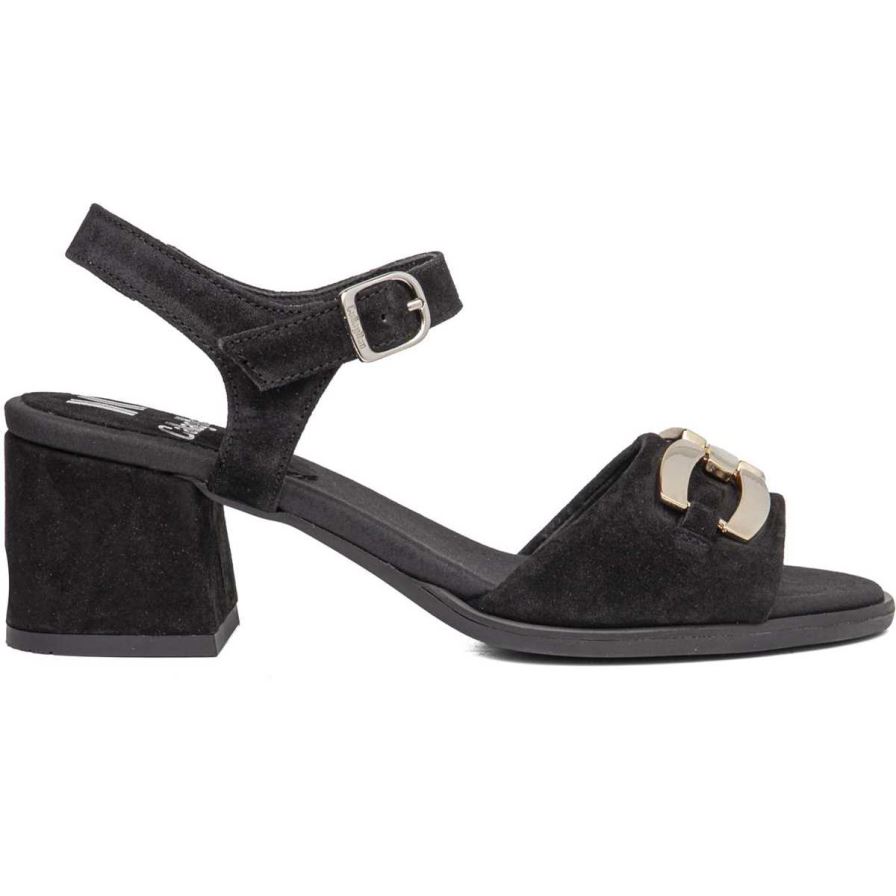 Sandalias Tacones Callaghan 29210 Kibow Mujer Negras | ECFZHWX