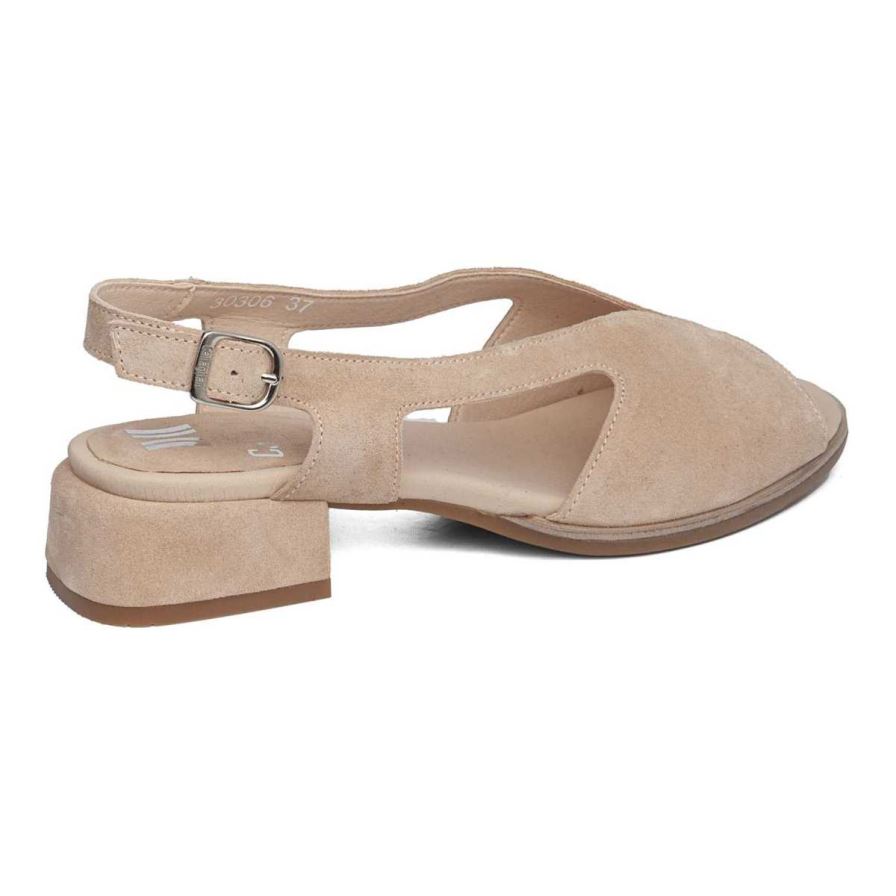 Sandalias Tacones Callaghan 30306 Luna Mujer Beige | ECXRZOH