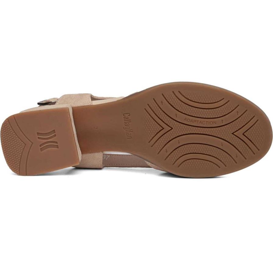 Sandalias Tacones Callaghan 30306 Luna Mujer Beige | ECXRZOH