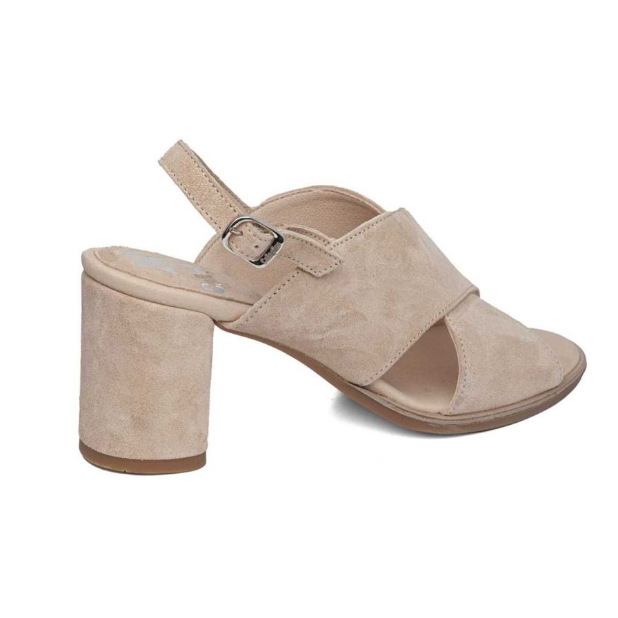 Sandalias Tacones Callaghan 31901 Kanji Mujer Beige | ECNOTEV