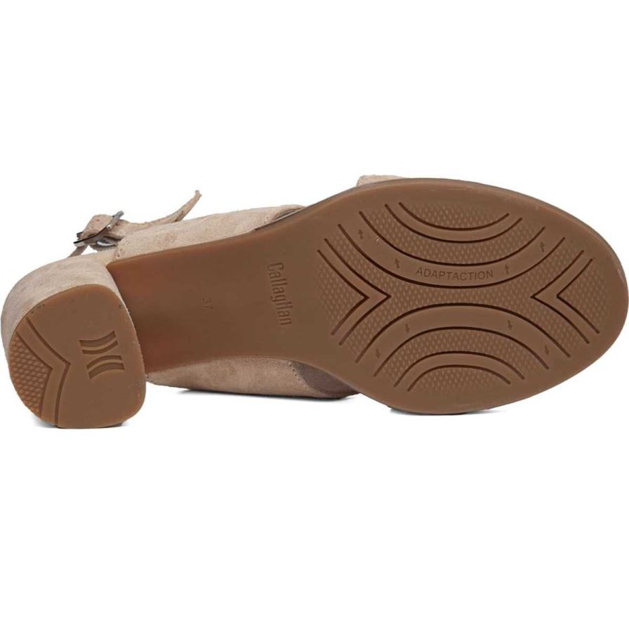 Sandalias Tacones Callaghan 31901 Kanji Mujer Beige | ECNOTEV