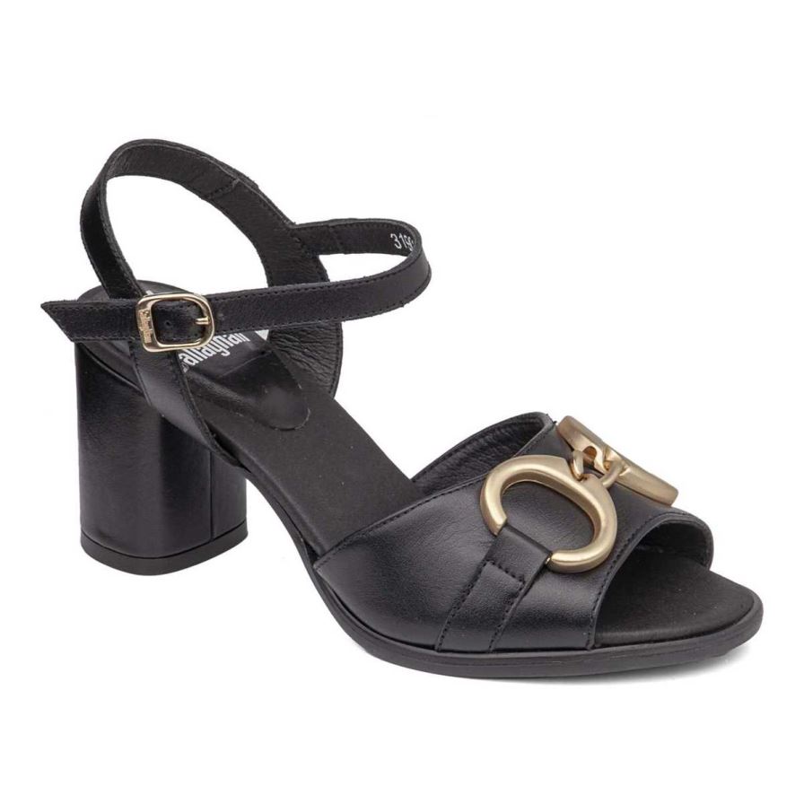 Sandalias Tacones Callaghan 31902 Kanji Mujer Negras | ECMFURP