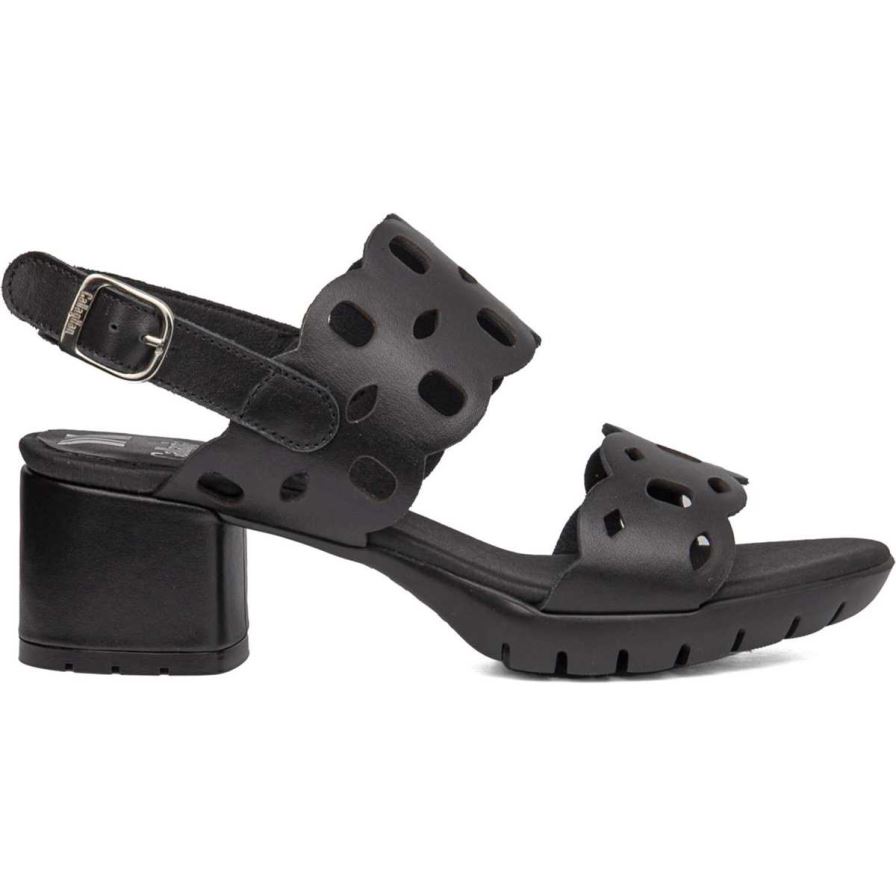 Sandalias Tacones Callaghan 32303 Matera Mujer Negras | ECBDOJE