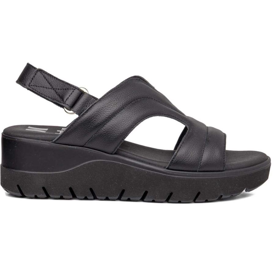 Sandalias de Plataforma Callaghan 26516 Uwanja Mujer Negras | ECVUDHI