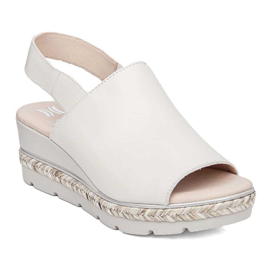 Sandalias de Plataforma Callaghan 29802 Mara Mujer Blancas | ECELDQY