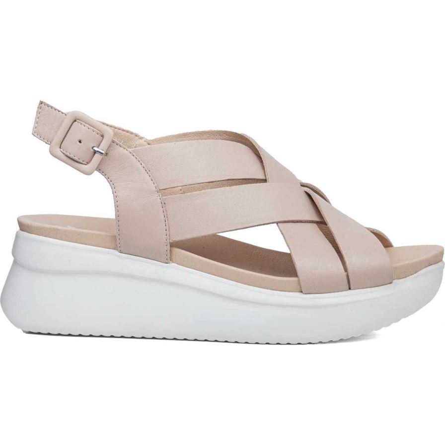 Sandalias de Plataforma Callaghan 29902 Llana Mujer Rosas | ECCWVUT