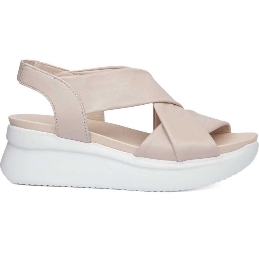 Sandalias de Plataforma Callaghan 29904 Llana Mujer Rosas | ECDJEXP