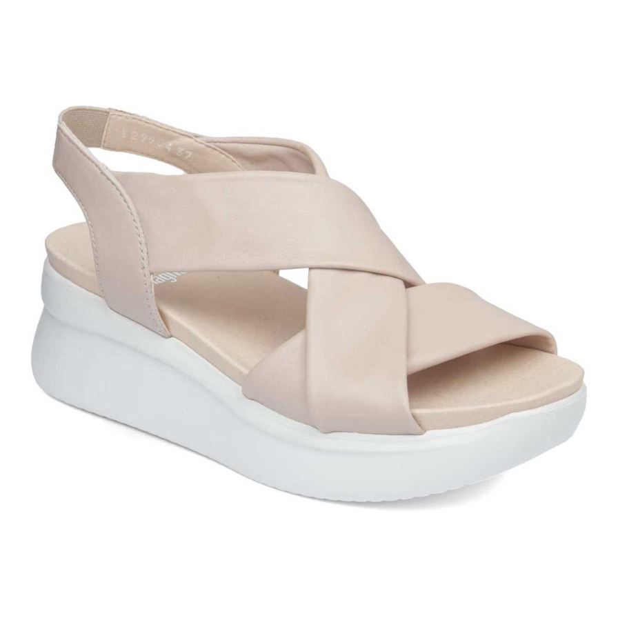 Sandalias de Plataforma Callaghan 29904 Llana Mujer Rosas | ECDJEXP