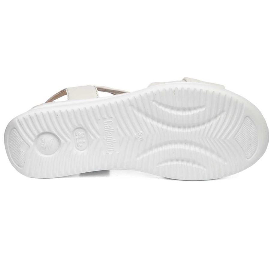 Sandalias de Plataforma Callaghan 29904 Llana Mujer Blancas | ECQPGLB