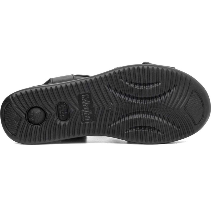 Sandalias de Plataforma Callaghan 29904 Llana Mujer Negras | ECYKXSD