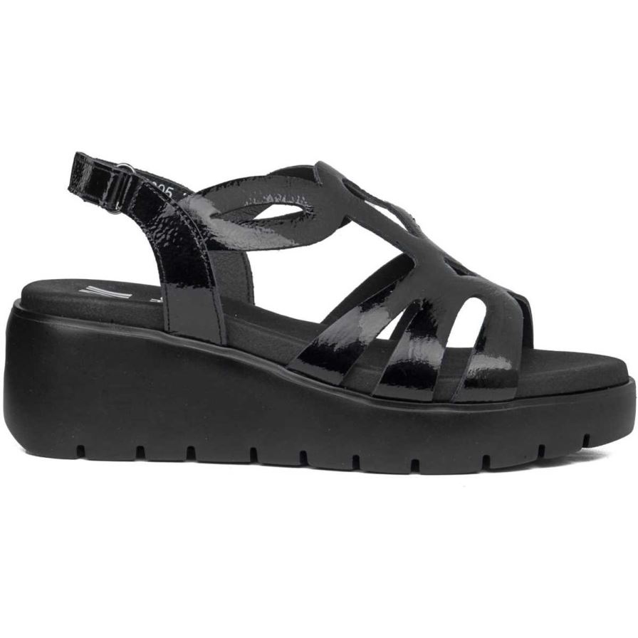 Sandalias de Plataforma Callaghan 32005 Bera Mujer Negras | ECTWBJF