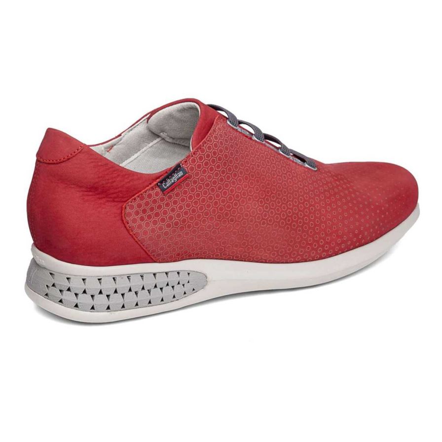 Zapatillas Callaghan 12101 Personal Hombre Rojas | ECPJDHN