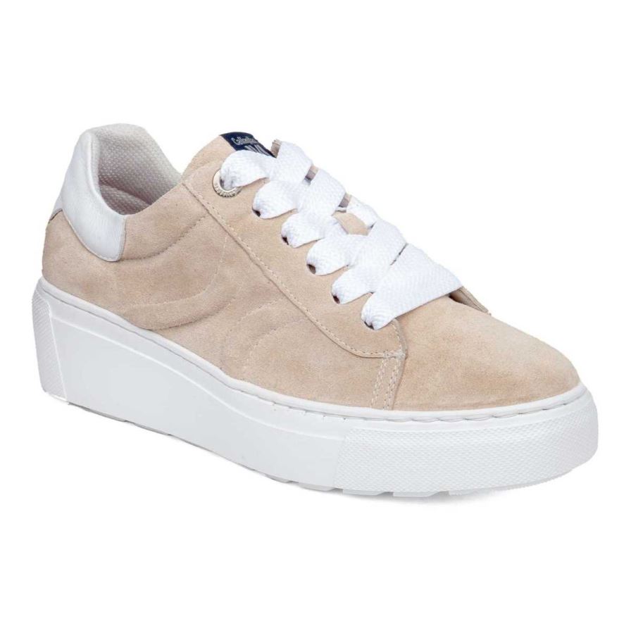 Zapatillas Callaghan 14934 Moon Line Mujer Beige | ECJZRMX