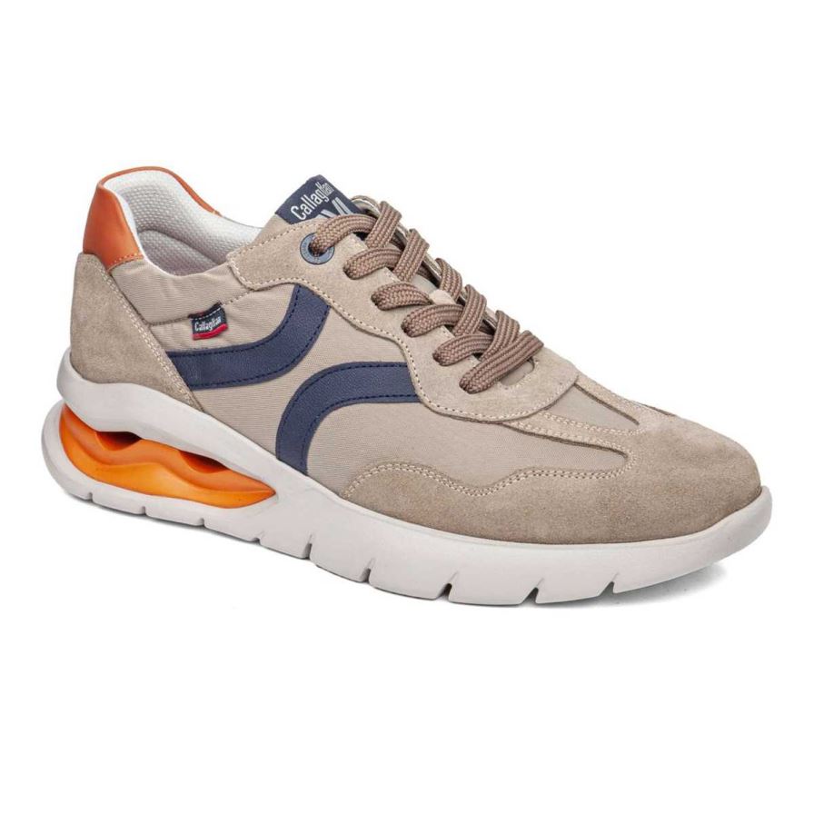 Zapatillas Callaghan 45408 Vento Hombre Beige | ECXCVLF