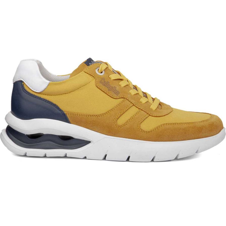 Zapatillas Callaghan 45416 Vento Hombre Amarillo | ECXVYZK