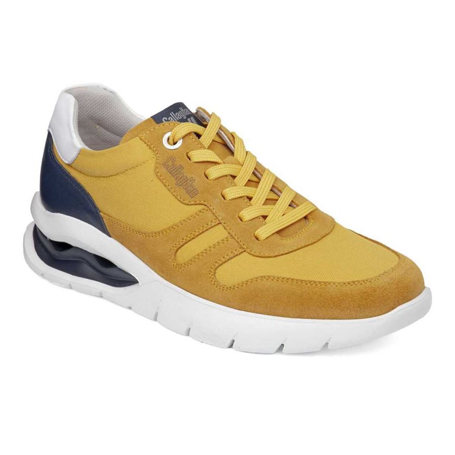 Zapatillas Callaghan 45416 Vento Hombre Amarillo | ECXVYZK