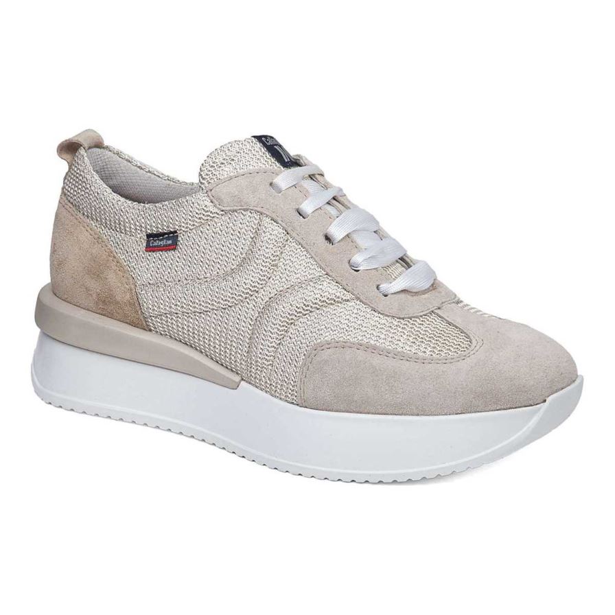 Zapatillas Callaghan 51200 Dina Mujer Beige | ECNOPGK