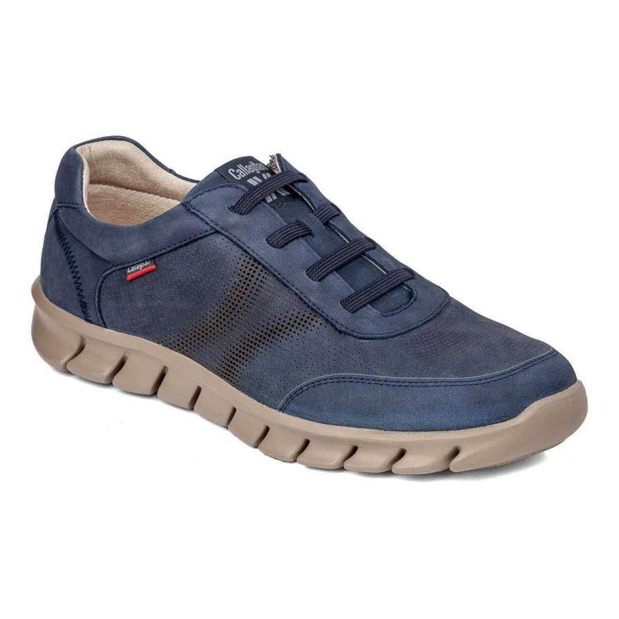 Zapatos Casuales Callaghan 42800 Mazi Hombre Azul Marino | ECQAYZG