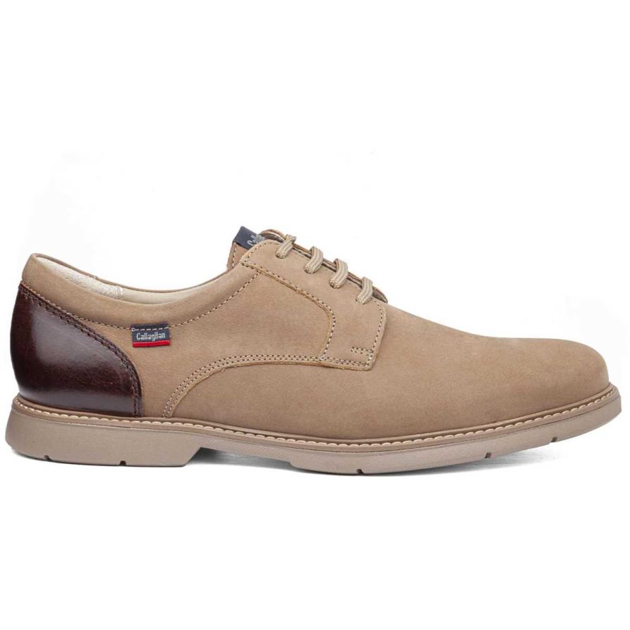 Zapatos Casuales Callaghan 46700 Upam Hombre Beige | ECQDMCG