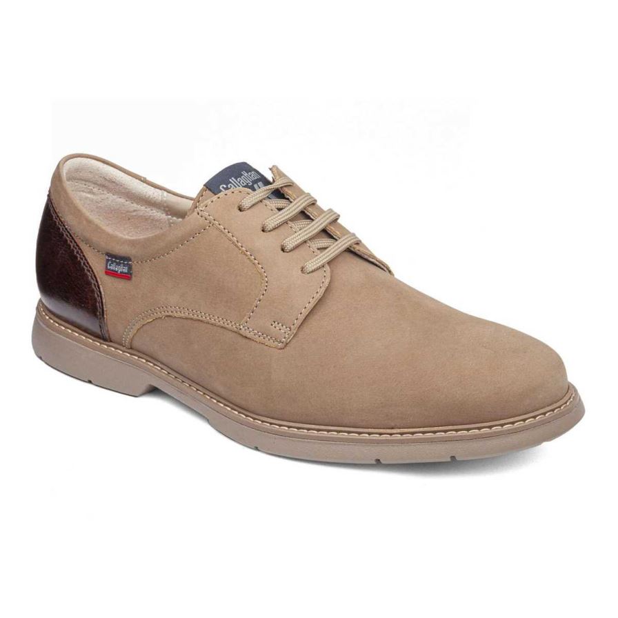 Zapatos Casuales Callaghan 46700 Upam Hombre Beige | ECQDMCG