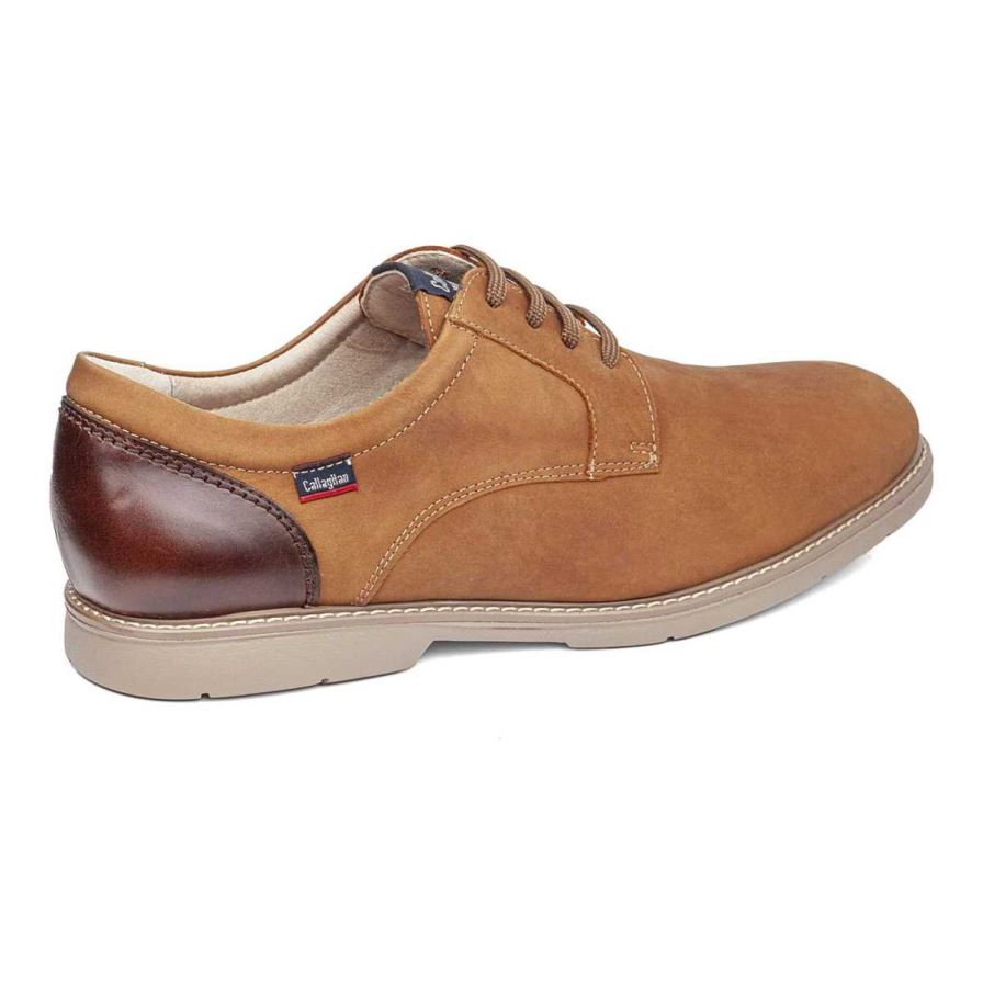 Zapatos Casuales Callaghan 46700 Upam Hombre Marrones | ECTQOND