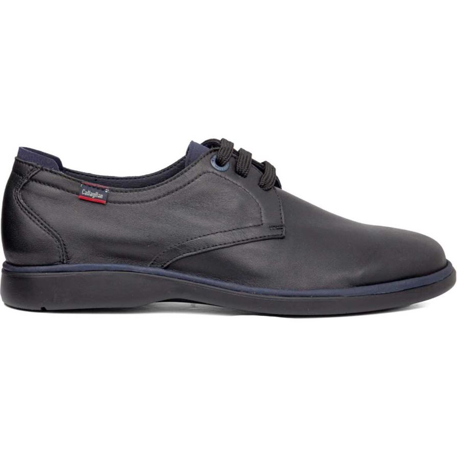 Zapatos Casuales Callaghan 54500 Barak Hombre Negras | ECQHCTE