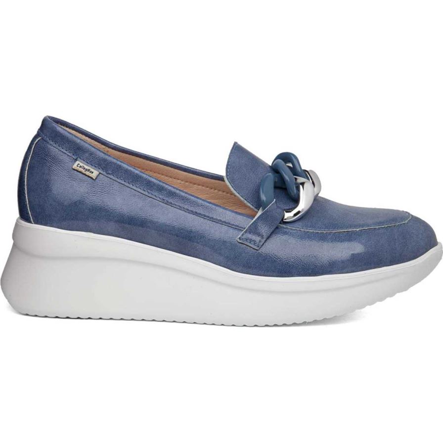 Zapatos Plataforma Callaghan 30019 Hanna Mujer Azul Marino | ECBPSWY