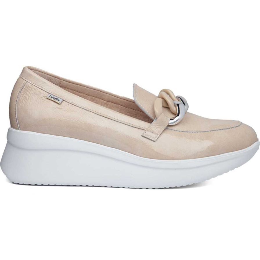 Zapatos Plataforma Callaghan 30019 Hanna Mujer Beige | ECJEAXN