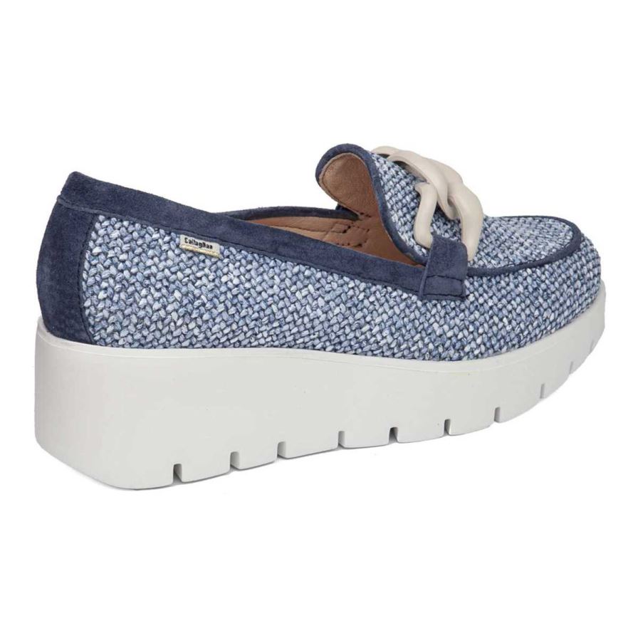 Zapatos Plataforma Callaghan 32100 Amal Mujer Azul Marino | ECYBECS