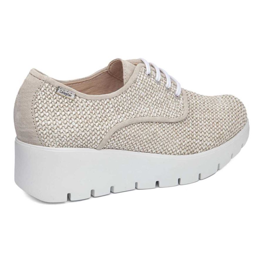 Zapatos Plataforma Callaghan 32101 Amal Mujer Beige | ECVCGKU