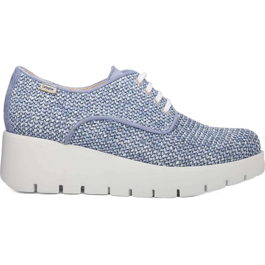 Zapatos Plataforma Callaghan 32101 Amal Mujer Azules | ECZIBLO