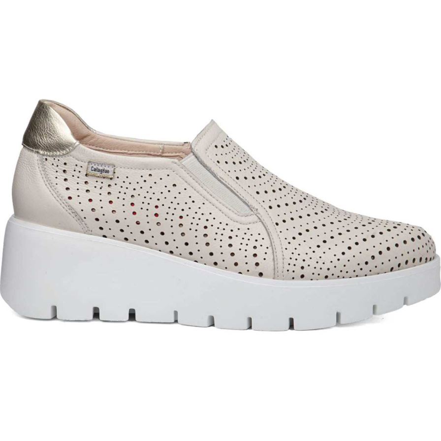 Zapatos Plataforma Callaghan 32103 Amal Mujer Blancas | ECGUVYS