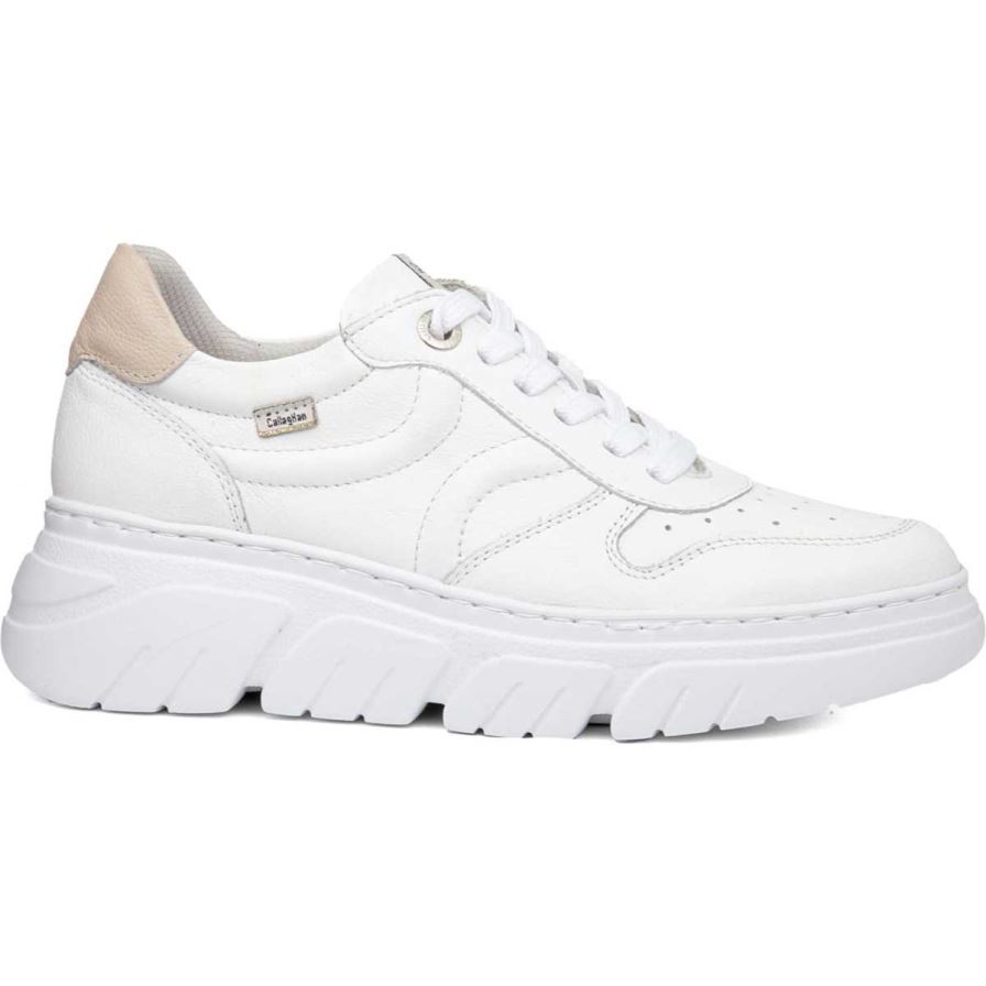 Zapatos Plataforma Callaghan 51806 Baccara Mujer Blancas | ECXUKDB